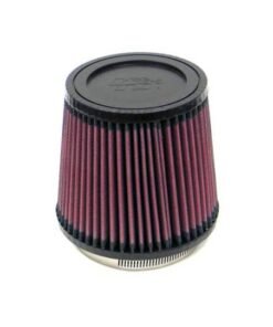 K&N Filter Universal Rubber Filter 3.75in Flange ID / 5.375in Base OD / 4.375in Top OD / 5in Height