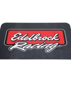 Edelbrock Racing Fender Cover - PVC Foam Mat - 2 Color Printed Edelbrock Racing Logo