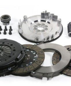 DKM Clutch BMW E46 M3 MS Twin Disc Clutch Kit w/Steel Flywheel