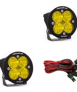 Baja Designs Squadron R Sport Wide Cornering Pair LED Light Pods - Amber