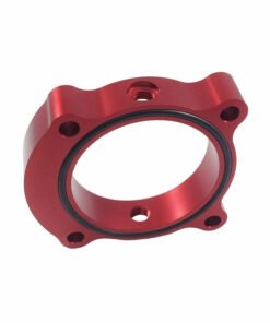 Torque Solution Throttle Body Spacer (Red): 13+ Hyundai Genesis 2.0T