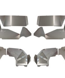 Fishbone Offroad 2018+ Jeep Wrangler JL Front/Rear Set of 4 Aluminum Raw Inner Fenders