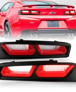 ANZO 2016-2018 Chevrolet Camaro L.E.D T.L Red/Clear
