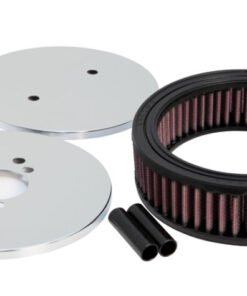 K&N Custom Round Racing Assembly Red 1.5in ID / 5.875in OD / 1.75in Height