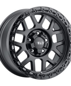 Weld W104 17X9.0 Cinch 5X114.3 5X127 ET-12 BS4.50 Satin Black Gloss Black 78.1
