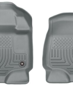 Husky Liners 15 Ford F-150 Super/Super Crew Cab WeatherBeater Grey Front Floor Liners