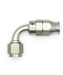 DeatschWerks 6AN Female Swivel 90-Degree Hose End PTFE (Incl. 1 Olive Insert)