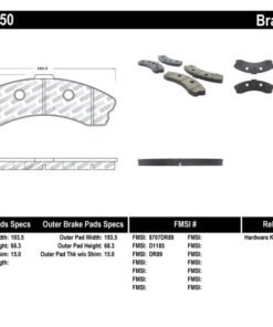 StopTech Performance 06-09 Chevrolet Corvette Z06 Front Brake Pads