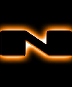 ORACLE Lighting Universal Illuminated LED Letter Badges - Matte Black Surface Finish - N