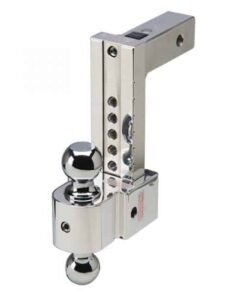 Fastway DT-STBM6800-2S 8" Adj Solid Tow BM 2" & 2 5/16" Stainless Balls