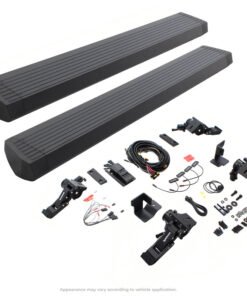Go Rhino 18-23 Jeep Wrangler 4dr E-BOARD E1 Electric Running Board Kit (Drilling Req.) - Tex. Blk
