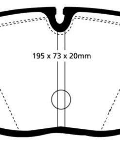 EBC 04-06 Audi TT Quattro 3.2 Yellowstuff Front Brake Pads