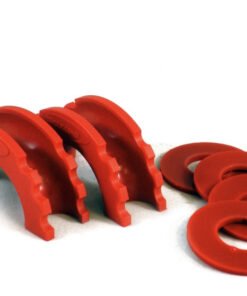 Daystar D-Ring Isolator and Washers Red
