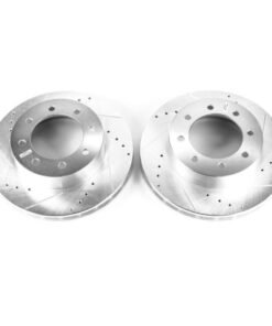 Power Stop 2002 Ford E-550 Super Duty Front Evolution Drilled & Slotted Rotors - Pair