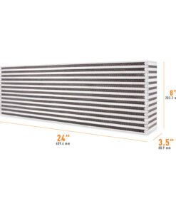 Mishimoto Universal Air-to-Air Intercooler Core - 24in / 8in / 3.5in