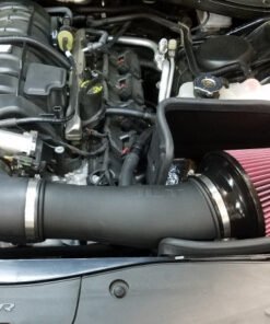 JLT 11-19 Dodge Charger 5.7L (w/o Shaker Hood) Series 2 Black Tex Cold Air Intake Kit w/Red Filter