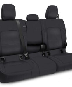 PRP 2020+ Jeep Gladiator JT Rear Bench Cover with Leather Interior - All Black