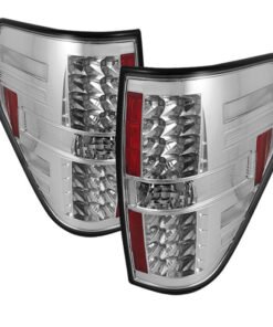 Spyder Ford F150 09-14 LED Tail Lights Chrome ALT-YD-FF15009-LED-C