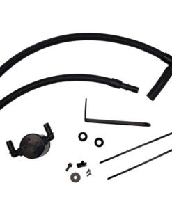 J&L 22-23 Subaru BRZ/GR86 2.4L Passenger Side Oil Separator 3.0 - Black Anodized