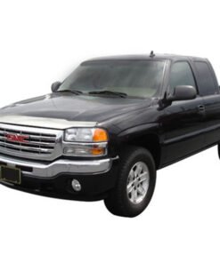 AVS 99-07 GMC Sierra 1500 Aeroskin Low Profile Hood Shield - Chrome
