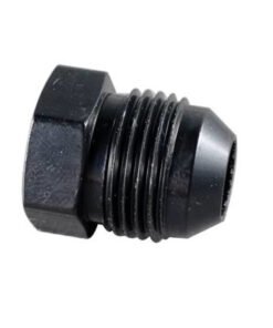 Fragola -4AN Aluminum Flare Plug - Black