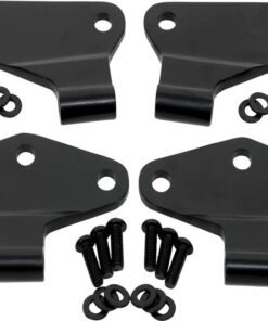 Kentrol 07-18 Jeep Wrangler JK Body Door Hinge Set 4 Pieces 2 Door - Powdercoat Black
