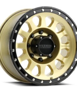 Method MR315 17x8.5 0mm Offset 8x170 130.81mm CB Gold/Black Street Loc Wheel