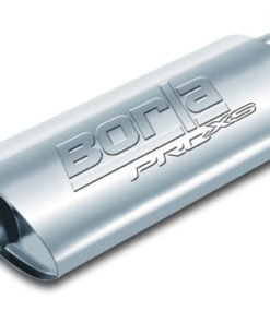 Borla Universal Center/Dual Oval 3in In / 2.5in Out 19in x 4in x 9.5in Notched PRO-XS Muffler