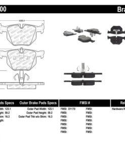 StopTech Performance 06 BMW 330 Series (Exc E90) / 07-09 335 Series Rear Brake Pads