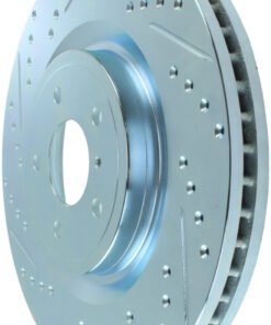StopTech Select Sport Sport Nissan Slotted and Drilled Front Right Rotor