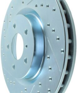StopTech Select Sport Nissan Slotted and Drilled Right Front Rotor