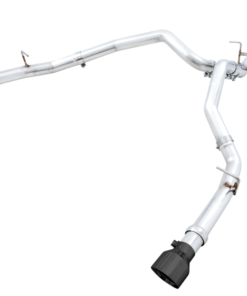 AWE Tuning 19-21 RAM 1500 5.7L (w/Cutouts) 0FG Dual Rear Exit Cat-Back Exhaust - Diamond Black Tips