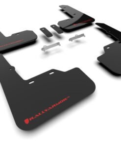 Rally Armor 2022 Subaru WRX Black UR Mud Flap w/ Red Logo