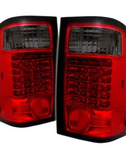 Spyder Ford Ranger 01-05 LED Tail Lights Red Smoke ALT-YD-FR98-LED-RS