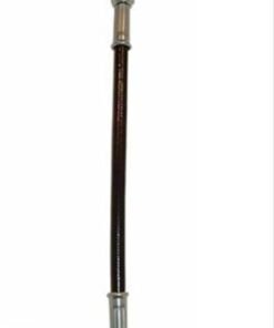 Fragola -4AN PFTE Ext Black Hose Assembly Straight x Straight 18in