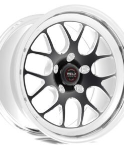 Weld S77 15x10 / 5x115 BP / 6.5in. BS Black Wheel (Medium Pad) - Non-Beadlock