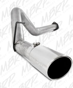 MBRP 11-14 Ford 6.7L F-250/350/450 4in Filter Back Single Side Exit Alum and Down Pipe Exhaust