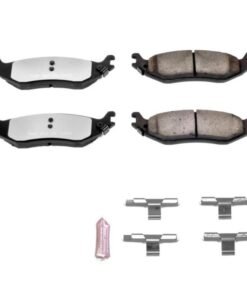 Power Stop 07-09 Chrysler Aspen Rear Z36 Truck & Tow Brake Pads w/Hardware