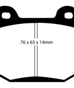 EBC 03-04 Infiniti G35 3.5 (Manual) (Brembo) Yellowstuff Rear Brake Pads