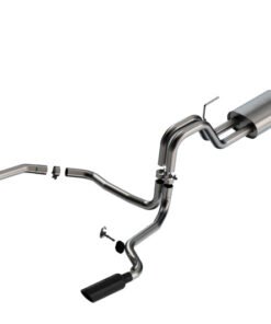 Borla 21-22 F-150 Powerboost 3.5L V6 2WD & 4WD 4DR 3in, 2.25in S-TYPE Catback w/ Black Chrome Tips