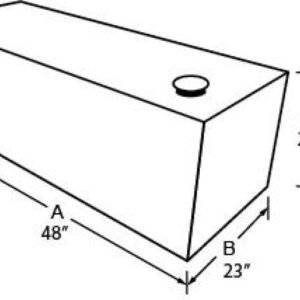 Tradesman Steel Rectangular Liquid Storage Tank (Full Size) - White