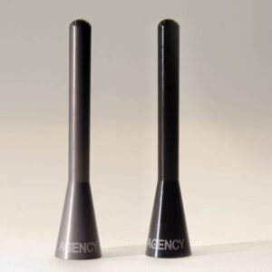 AP Universal V2 Shorty Aluminum Black Antenna