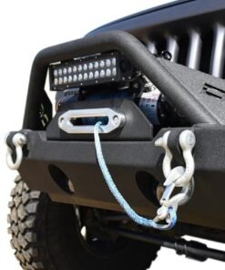 DV8 Offroad 07-18 Jeep Wrangler JK/JL FS-15 Steel Stubby Front Bumper w/ Fog Lights