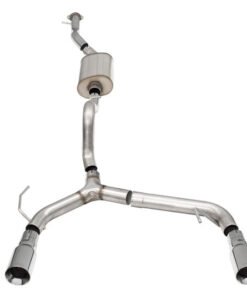 Corsa 21-22 Ford Bronco 2.3L Turbo 2.75in Cat-Back Single Exhaust w/ 4in Straight-Cut Polished Tips