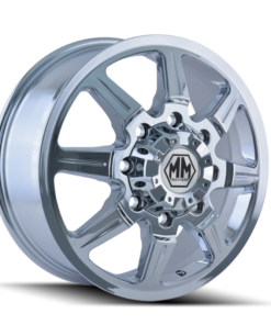 Mayhem 8101 Monstir 22x8.25 / 8x165.1 BP / 127mm Offset / 116.7mm Hub Front Chrome Wheel
