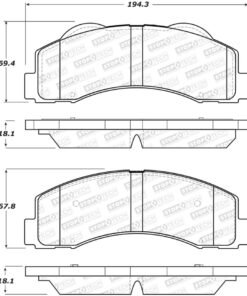 StopTech Performance 10-14 Ford F-150 Front Brake Pads