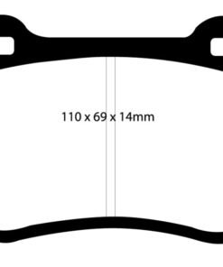 EBC 04-05 Cadillac CTS-V 5.7 Bluestuff Rear Brake Pads
