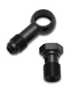 Vibrant Single -4AN 3/8-24 Aluminum Male Banjo Adapter Assembly