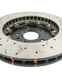 DBA 2010+ Camaro V8 SS Front Drilled & Slotted 5000 Series 2 Piece Rotor Assembled w/ Black Hat