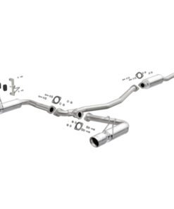 MagnaFlow 16-18 Honda Civic L4 2.0L Street Series Cat-Back Exhaust w/ Polished Tips